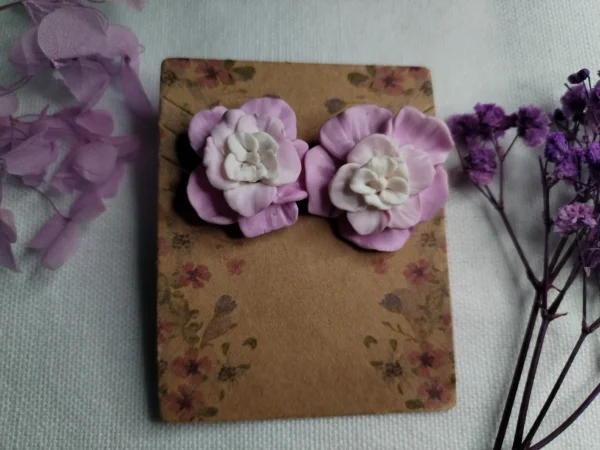 pink flower with white petals in the center